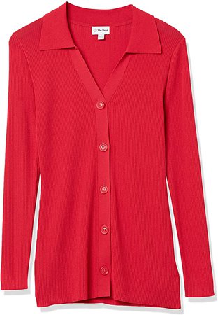 Amazon.com: The Drop Women's Constance Rib Button Down Sweater : Clothing, Shoes & Jewelry