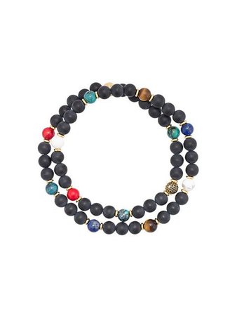 Nialaya Jewelry bead wrap-around bracelet