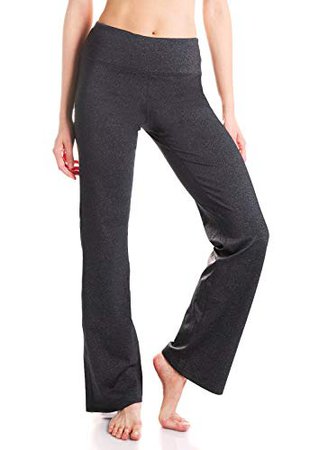 Amazon.com: Yogipace,2 Back Pockets,29"/31"/33"/35"/37" Inseam, Women's Bootcut Yoga Pants Workout Pants,Petite/Regular/Tall Length, 31" Inseam, Size 2XL, Charcoal: Clothing