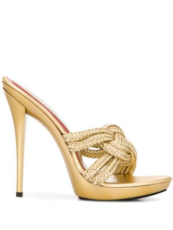 Maison Ernest Sublime 130 Sandals SUBLIME130 Gold | Farfetch