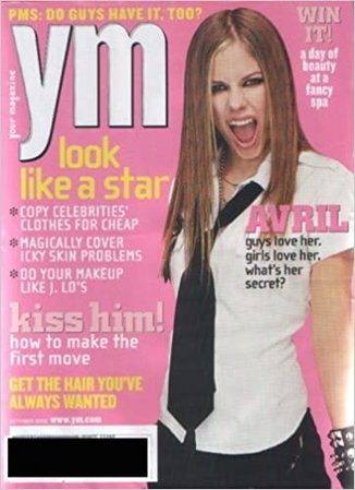 YM Magazine October 2002 (Avril Lavigne): Various: Amazon.com: Books