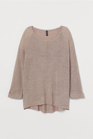 Loose-knit Sweater - Beige - Ladies | H&M US