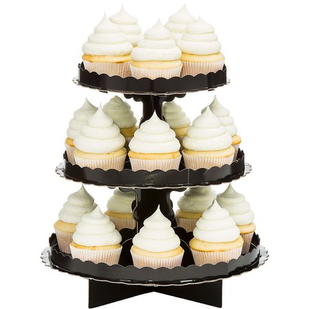 Black Cupcake Stand | Party City Canada