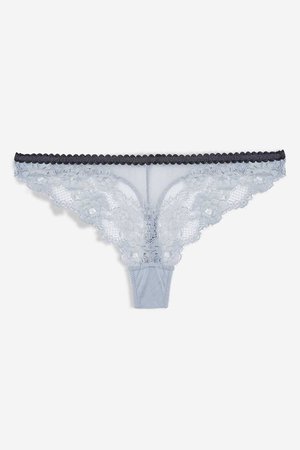 Blue knickers topshop