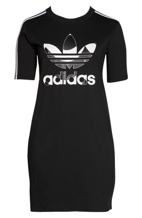 adidas Originals Trefoil Logo T-Shirt Dress (Plus Size) | Nordstrom