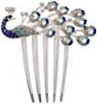 Amazon.com : Charm Fashion Lady Girl Flower Pattern Alloy Rhinestone Barrette Hair Clip Comb Champagne : Tools Accessories : Beauty