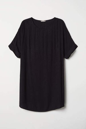 H&M+ Short Dress - Black