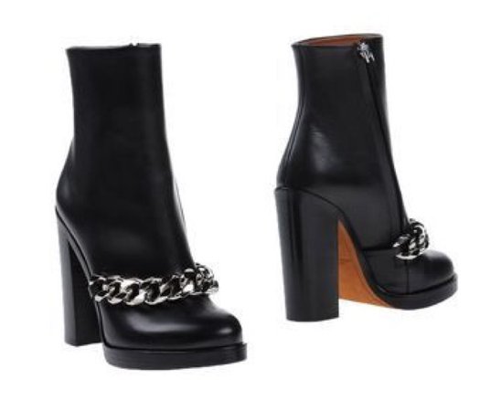 black givenchy shoes boots