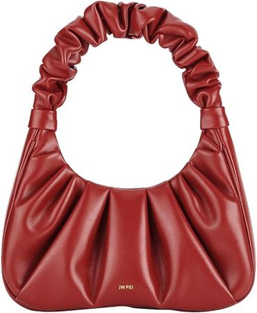 JW PEI Women's Gabbi Ruched Hobo Handbag (Chili Red) : Clothing, Shoes & Jewelry
