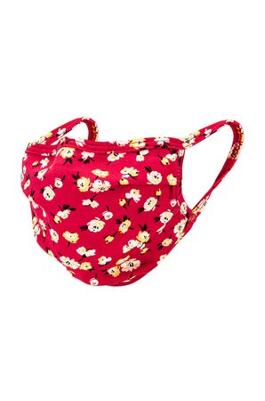 Lovers + Friends Protective Face Mask in Red Mini Floral | REVOLVE