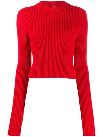Bottega Veneta Cropped Knitted Jumper - Farfetch