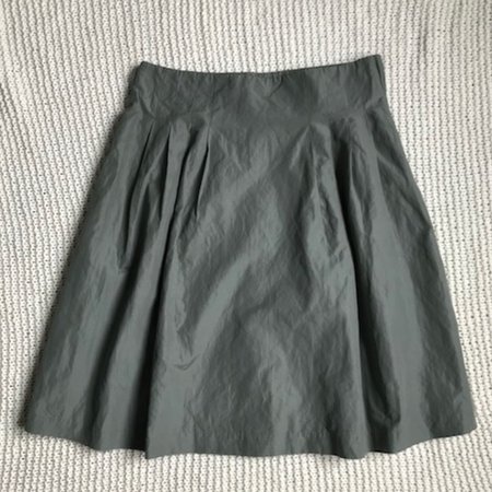 H&M Skirts | Sage Green Dapper Day Aline Skirt | Poshmark