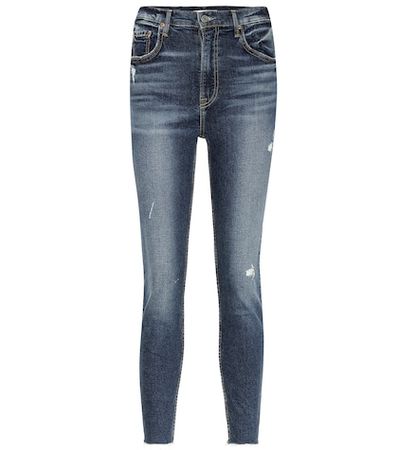 The Kendall high-rise skinny jeans