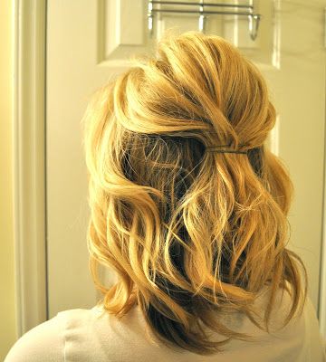Half Up to Full Updo - The Small Things Blog