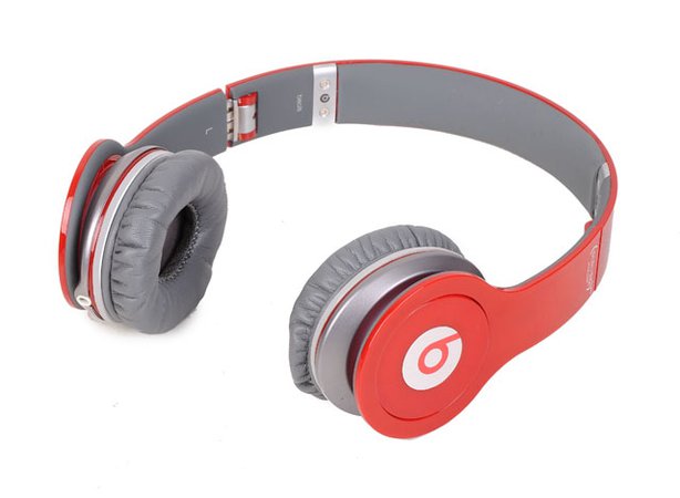 Monster Beats By Dre Solo HD Red Control Talk Limited Edition Headphones