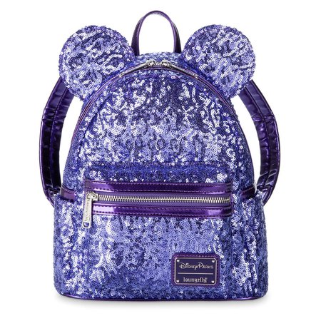 Mickey Mouse Potion Purple Sequined Mini Backpack by Loungefly | shopDisney