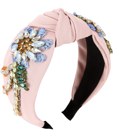 pink Jeweled Headband
