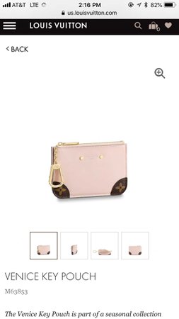 Louis Vuitton key pouch $450