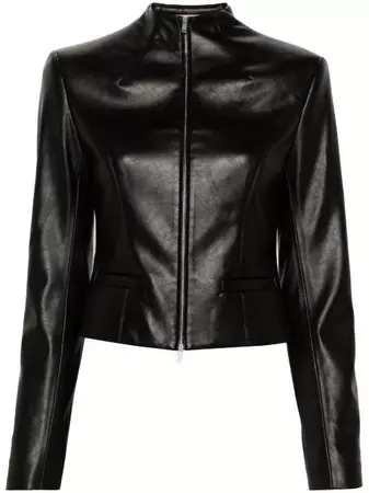 Aya Muse Ubala faux-leather Jacket - Farfetch