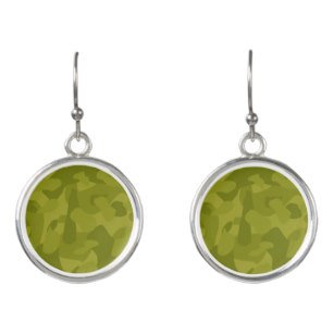olive camo earrings - Google Search