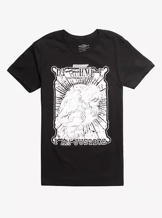 Death Note L I Am Justice T-Shirt