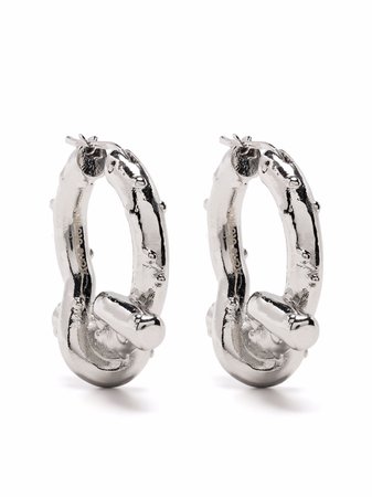 Acne Studios knot-design Earrings - Farfetch