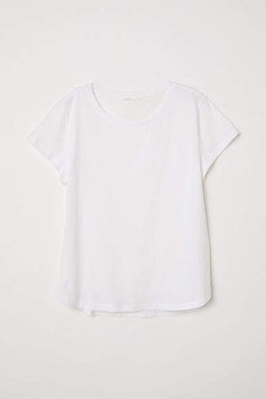 Cotton T-shirt - White