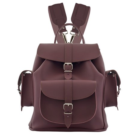 Grafea WINE Burgundy/Oxblood Leather Backpack