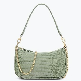 sage green purse