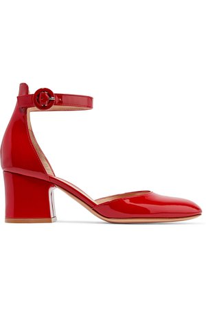 9 Red Patent-leather Mary Jane pumps | Sale up to 70% off | THE OUTNET | GIANVITO ROSSI | THE OUTNET