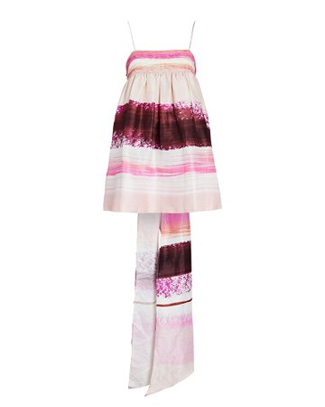 Aje Kasbah Striped Cotton Mini Dress | INTERMIX®