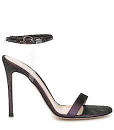 Embellished 105 Suede Sandals - Gianvito Rossi | Mytheresa
