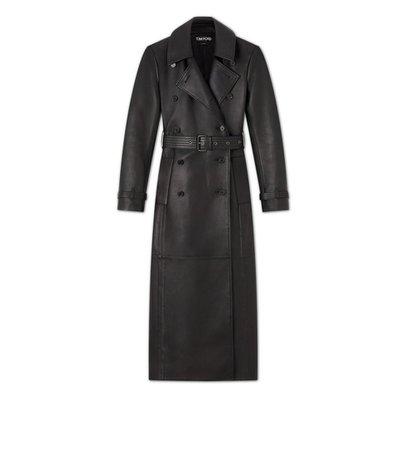 Tom Ford LEATHER TRENCH COAT - Women | TomFord.com