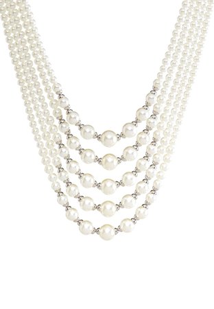 Pearl layered necklace