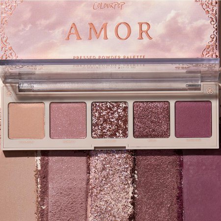 Amor Metallic Rose Pressed Powder Makeup Palette | ColourPop