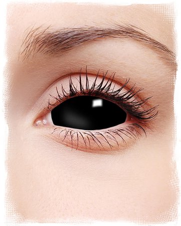 Black eye contacts 2 | Sclera