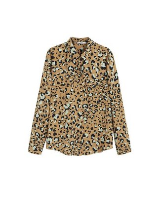 MANGO Leopard print shirt