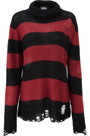 Seven Knit Sweater [BLOOD] - Shop Now | KILLSTAR.com | KILLSTAR - US Store