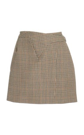 Houndstooth Mini Wrap Skirt By Wardrobe Nyc | Moda Operandi