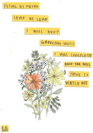 growth quote floral