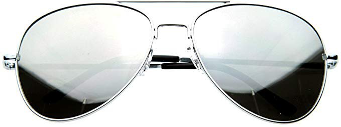 Amazon.com: SWG EYEWEAR Aviator One Way Mirror Sunglasses w/ 400 UV: Clothing