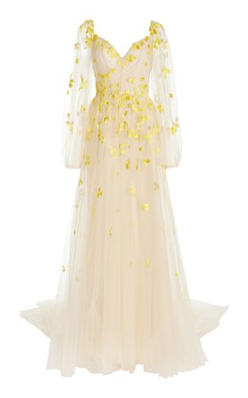 Embellished Tulle Gown By Monique Lhuillier | Moda Operandi