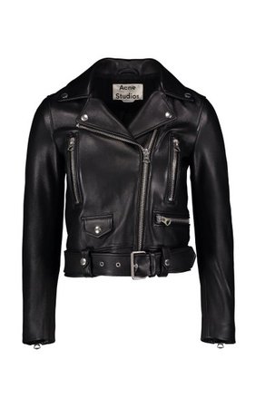 Belted Leather Motorcycle Jacket By Acne Studios | Moda Operandi