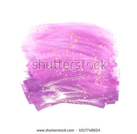 Vector Violet Gold Dots Paint Smear Stock Vector (2018) 1017748624 - Shutterstock