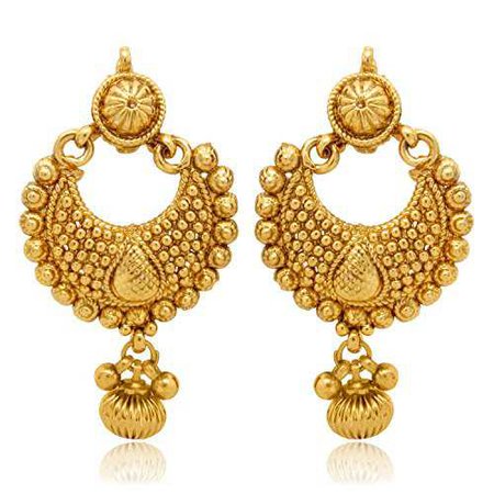 gold gangster earrings - Google Search