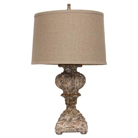 Brigitta French Country Antique Finish Table Lamp | Kathy Kuo Home