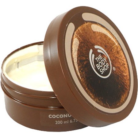 *clipped by @luci-her* The Body Shop Body Butter Coconut Oil