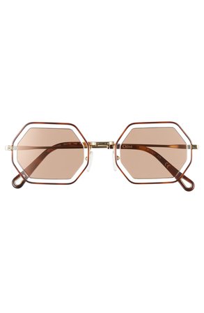 Chloé Tally 53mm Octagon Sunglasses | Nordstrom