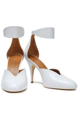 White Leather pumps | Sale up to 70% off | THE OUTNET | VICTORIA BECKHAM | THE OUTNET