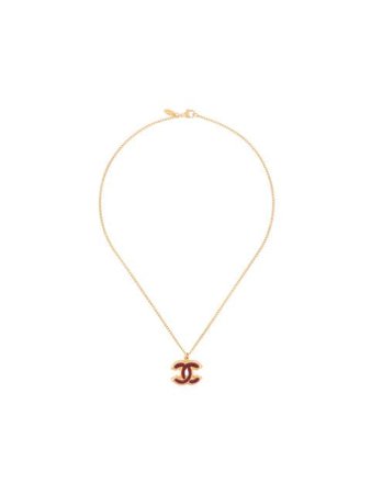 Shop gold Chanel Pre-Owned 2008 CC pendant necklace with Express Delivery - Farfetch